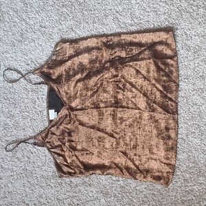 A New Day Brown Tank Top Shirt.